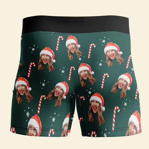 Custom Photo Gifts For Men Boxer Christmas 02XQLU230924 - Boxer Briefs - GoDuckee