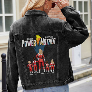 Personalized Gifts For Mother Denim Jacket Power Mother 04HUTI300324HH - Denim Jacket - GoDuckee
