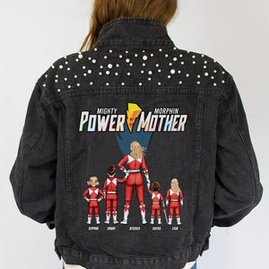 Personalized Gifts For Mother Denim Jacket Power Mother 04HUTI300324HH - Denim Jacket - GoDuckee
