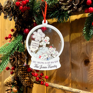 Family-Personalized 5 Layered Christmas Shaker Ornament- Gift For Family- Christmas Gift - Ornament - GoDuckee