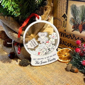 Family-Personalized 5 Layered Christmas Shaker Ornament- Gift For Family- Christmas Gift - Ornament - GoDuckee