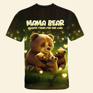 Personalized Gift For Mom Shirt, Mama Bear Hug 02QHLU060325 - AOP Products - GoDuckee