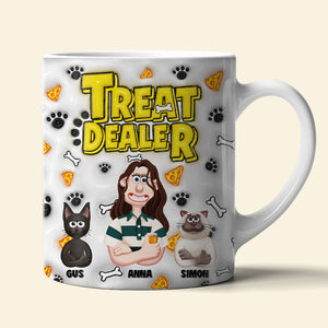 Personalized Gifts For Mom Coffee Mug Treat Dealer 01XQLU040325PA - Coffee Mug - GoDuckee