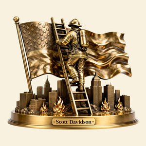 Firefighter Acrylic Plaque - Personalized Gifts For Firefighter 02nata070126 - Shaped Plaques - GoDuckee