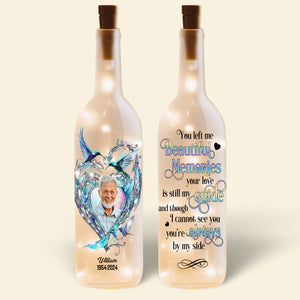 Personalized Memorial Custom Photo Gifts Bottle Lamp, You're Always By My Side 03TGLU240225 - Bottle Lamp - GoDuckee