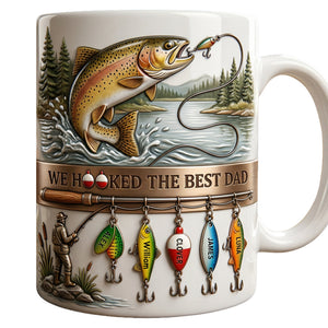 Fishing Best Dad Coffee Mug - Personalized Gifts For Father 02palu090426 - Coffee Mug - GoDuckee