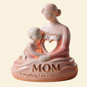 Loving Nurturing Mom Plaque - Personalized Gifts For Moms 02QHTA270226 - Shaped Plaques - GoDuckee
