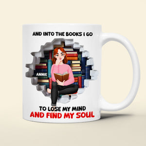 Personalized Gifts For Book Lovers Coffee Mug Reading Book Girl 03KALU040125PA - Coffee Mug - GoDuckee