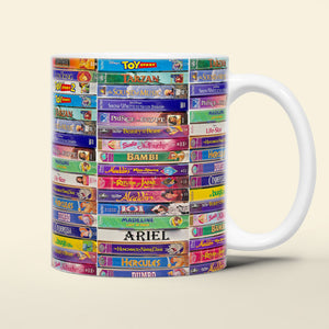 Personalized Gifts For Movie Lover Coffee Mug Movie Videotape 01OHLU230125 - Coffee Mug - GoDuckee