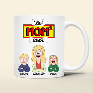 Personalized Gifts For Mom Coffee Mug Best Mom Ever 04TOLU250225HG - Coffee Mug - GoDuckee