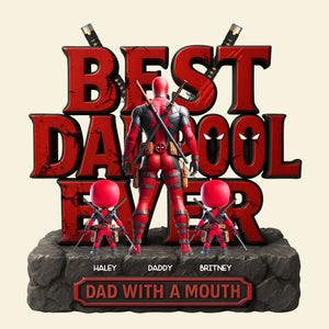 Best Dad Ever Acrylic Plaque - Personalized Gifts For Father 01OHLU010525 - Shaped Plaques - GoDuckee