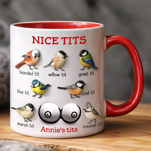 Funny Birds Coffee Accent Mug - Personalized Gift For Her 02NALU291225 - Coffee Mug - GoDuckee