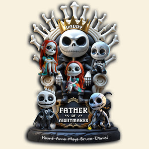 Father Of Nightmares Acrylic Plaque - Personalized Gift For Father 01NALU240425 - Shaped Plaques - GoDuckee