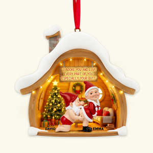 Gnome Couple Ornament - Personalized Gifts For Couple 06ohlu041125-Homacus