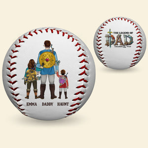 Personalized Gifts For Dad Baseball The Legend Of Dad 02HULU080425HG - Baseball - GoDuckee