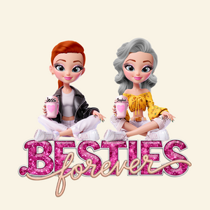 Doll Besties Keychain - Personalized Gifts For Besties 05tglu120625 - Keychains - GoDuckee