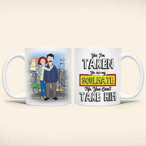 Personalized Gift For Couple White Coffee Mug My Soulmate 03OHLU110125HG - Coffee Mug - GoDuckee