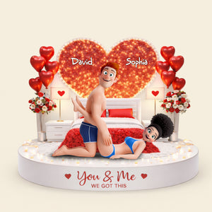 Sassy Couple Acrylic Light Box - Personalized Gift For Couples 02OHLU110226 - Light Box - GoDuckee