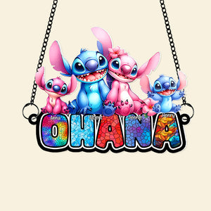 Personalized Gifts For Family Suncatcher Ornament 02OHLU071224 - Ornament - GoDuckee