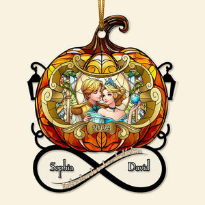 Personalized Gifts For Couple Ornament Christmas 01TGLU170924 - Ornament - GoDuckee