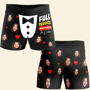 Personalized Custom Photo Funny Gifts For Him Men's Boxers 02TOLU211224 - Boxer Briefs - GoDuckee