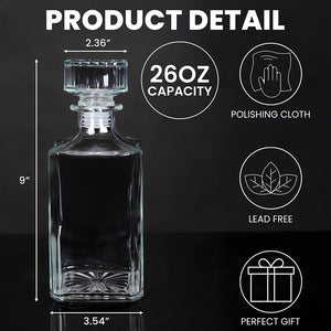 (BFF) Personalized Whiskey Bottle (2 sides print) - Whiskey Bottle - GoDuckee