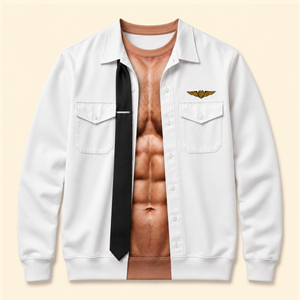 No Gym, Just Pilot Shirt - Personalized Gifts 01hudh170726 - AOP Products - GoDuckee