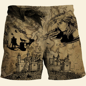 G.O.T Map Hawaiian Shirt and Shorts - G.O.T Map Pattern - Hawaiian Shirts - GoDuckee