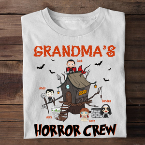 Personalized Gifts For Grandma's Horror Crew - Custom Shirts - Shirts - GoDuckee