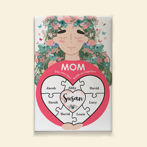 Personalized Mother's Day Canvas Print - Mom The One That Holds Us Together MOM2104 - Poster & Canvas - GoDuckee