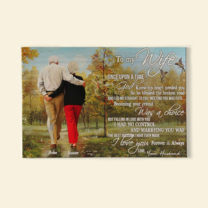 Marrying You Was The Best Decision I Have Ever Made, Personalized Poster & Canvas, Gift For Old Couples - Poster & Canvas - GoDuckee