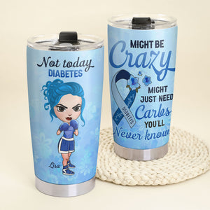 Personalized Diabetes Tumbler Cup - You'll Never Know - Boxing Girl Dolls - Tumbler Cup - GoDuckee