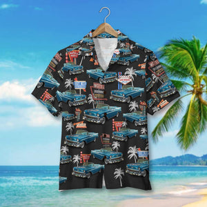 Custom Car Photo Hawaiian Shirt, Aloha Shirt, Summer Gift, Gift For Car Lovers - Hawaiian Shirts - GoDuckee
