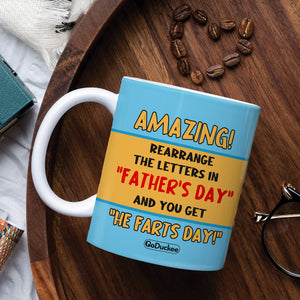 Father Day Amazing! - Personalized White Mug - Gift For Dad - Family Guys - Coffee Mug - GoDuckee