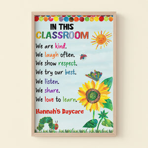 In This Classroom, We Try Our Best, Personalized Teacher Poster, Gift For Teacher - Poster & Canvas - GoDuckee