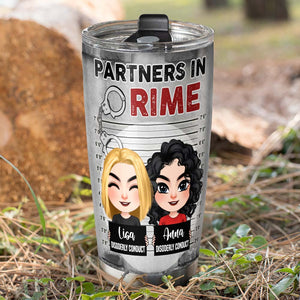 A Friend Will Bail You Out Of Jail, Personalized Tumbler, Gift For Bestie - Tumbler Cup - GoDuckee