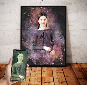 Custom Human Image Wall Art, Love Family, Family Painting 03 - Poster & Canvas - GoDuckee