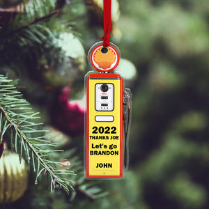 Personalized Gas Price Ornament, Christmas Tree Decor - Ornament - GoDuckee