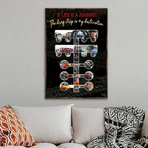 Custom Photo Drag Racing Tree Poster - The Drag Strip Is My Destination - Poster & Canvas - GoDuckee