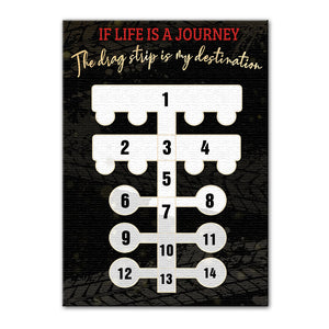Custom Photo Drag Racing Tree Poster - The Drag Strip Is My Destination - Poster & Canvas - GoDuckee