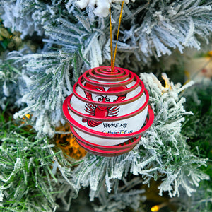 Personalized Friends 3D Dual Spiral Ornament, Christmas Tree Decor - Ornament - GoDuckee