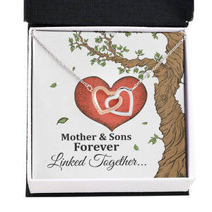 Mom & Daughter Forever Linked Together, Personalized Necklace, Gift For Mom, Mother's Day Gift - Jewelry - GoDuckee