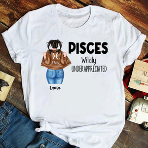 Zodiac Girl, Personalized Shirt, Gift For Zodiac Lover - Shirts - GoDuckee