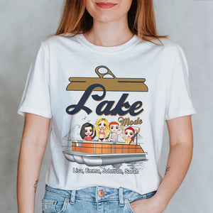 Pontoon Lake Mode Personalized Shirts - Shirts - GoDuckee