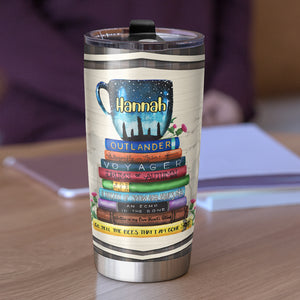 Personalized Outlander Tumbler Cup - Go Tell The Bees - Read and Drink Tea - Tumbler Cup - GoDuckee