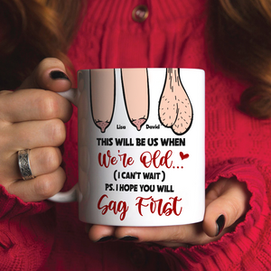 Funny Old Couple-This Will Be Us When We're Old Personalized Couple Mug - Coffee Mug - GoDuckee