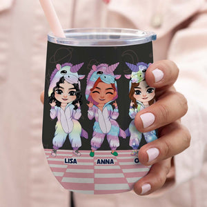 Forget Sugar & Spice, Personalized Tumber, Gift For Bestie - Wine Tumbler - GoDuckee
