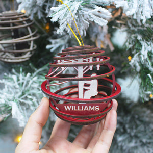 Lineman On The Pole SORMHC Personalized 3D Ornament - Ornament - GoDuckee