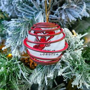 Personalized Friends 3D Dual Spiral Ornament, Christmas Tree Decor - Ornament - GoDuckee
