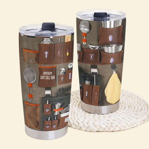 Bartender Tools Set - Personalized Bartenders Tumbler Cup - Tumbler Cup - GoDuckee